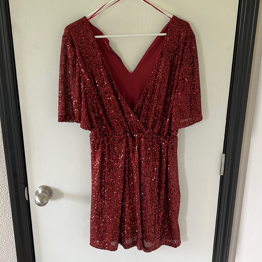 Sparkly Red Dress